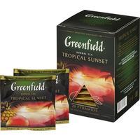 Чай Greenfield Tropical Sunset фруктовый 20 пирамидок